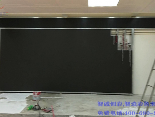 廣州南沙大崗中學室內P2.5全彩屏